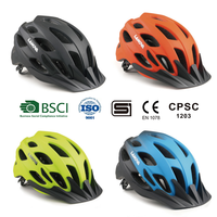 Casque de VTT pour adulte confortable et dernier cri avec matériau respirant en PC et EPS, sport avec visière amovible pour la conduite
