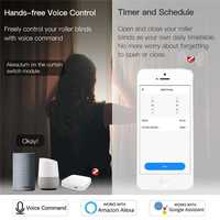 Module d'interrupteur de rideau intelligent ZigBee RF433 MoesHouse DIY pour moteur de stores enrouleurs motorisés 2MQTT Smart Life APP Alexa Google Home