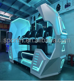 Machine de jeu de cinéma rotative VR 3D/5D/9D, équipement de jeu vidéo éducatif pour intérieur, maison, école et zones panoramiques urbaines - Product Image 3