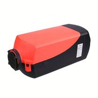Nouveau Chauffage d'appoint au diesel 12V/24V 2KW/5KW/8KW pour voitures et bateaux en aluminium PPA6 OEM Garantie d'un an Noir/Rouge