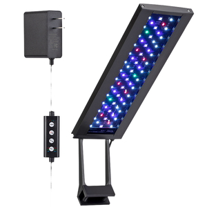 3 modèles de mini <span class=keywords><strong>aquarium</strong></span> en acrylique éclairage LED ornements d'<span class=keywords><strong>aquarium</strong></span> plantes aquatiques blanc <span class=keywords><strong>bleu</strong></span> couleur métal matériel - Product Image 1