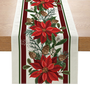Customizable Decorates Fabric Pattern Printing <strong>Table</strong> Decoration Linen Household Christmas <strong>Tablecloth</strong> - Product Image 5