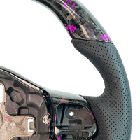 Volant en fibre de carbone forgé violet pour Volkswagen MK6 GTI Golf 6 GTD R 2009-2013 Polo GTI Passat Volant sport