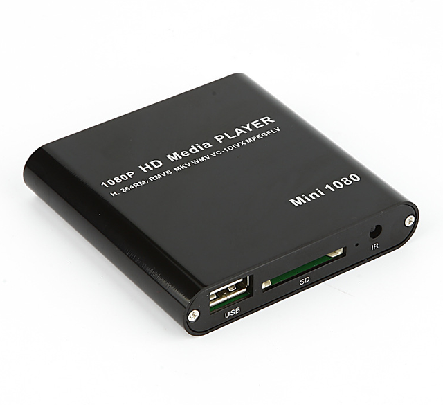 Full HD 1080P Media Player Center MultiMedia Video Support HDMI-compatible AV USB SD/MMC Mpeg2-HD MKV H.264