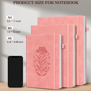 A5 Cross-border Elastic Strap <b>Notebook</b> Custom Logo High Appearance Thickened Business Book Office Light Luxury Memo Pad - Product Image 6