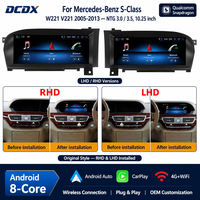 Reproductor de Video para Auto con Sistema Android de 8 Núcleos, Apple CarPlay, Navegación, Pantalla Multimedia para Mercedes Benz Serie S W221 NTG3.0 3.5 GPS
