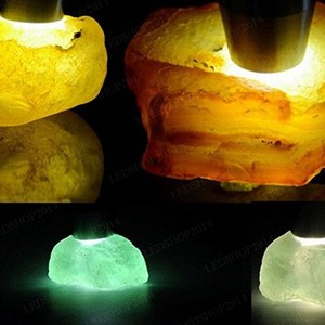 Amber buscador 18650 uv pluma de luz 3W LED blanco amarillo UV 365nm 395nm de piedras preciosas linterna negro - Product Image 2