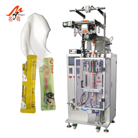Machine d'emballage automatique Vffs coin rond 3 côtés joint sac liquide ketchup sucette glacée huile d'olive bâton Sachet scellage emballage