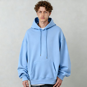 Sudadera con Capucha Extra Grande Informal de Algodón 100% de Alta Calidad, Estilo Holgado, con Logotipo Personalizado, 420G - Product Image 1