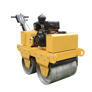 2 Tấn Diesel Sử Dụng Đường Cán Máy Đi Bộ Phía Sau Con Lăn Compactor Giá Đôi Trống Rung Đường Con Lăn Nhà Sản Xuất