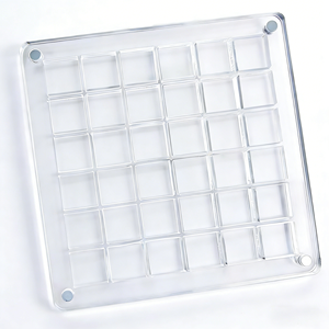 Boîte <span class=keywords><strong>à</strong></span> bijoux magnétique en acrylique transparent pour pierres précieuses, coquillages, cristaux et diamants, avec 36/64/100 compartiments pour strass <span class=keywords><strong>à</strong></span> ongles - Product Image 1