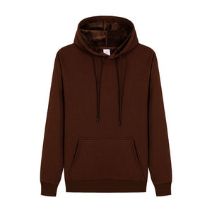 Sweat-shirt de travail à capuche, doublé polaire, en coton épais, gris, noir, blanc, rouge, café, kaki, marron, bleu roi, uniforme automne-hiver - Product Image 4