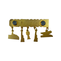 Autocollants magnétiques 2D 3D de haute qualité pour réfrigérateur, souvenirs de voyage nationaux, culturels et créatifs, aimants métalliques personnalisés avec logo, étanches