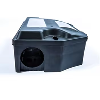 Boîte de Station d'appât de rat réutilisable professionnelle en plastique durable avec verrouillage sécurisé conception de nettoyage facile pour les pièges solides de contrôle des rongeurs