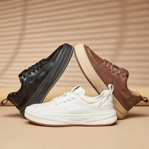 Zapatos Planos Deportivos Retro para Hombre, Modelo 2026, Transpirables, Antiolor, en Color Blanco, con Diseño de Suela Suave, Elegantes para Primavera/Invierno - Product Image 1