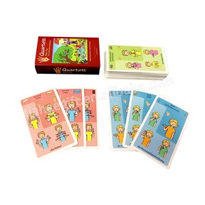 Impresión de juegos de cartas <span class=keywords><strong>Cuarteto</strong></span> personalizado del fabricante - Product Image 1