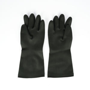 Guantes negros de seguridad resistentes de 35cm de largo con puño protector Protect Hands Guantes - Product Image 2