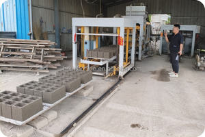 Heißer Verkauf QT4-15 Beton Zement Hohl blöcke Produktions linie Voll automatische hydraulische ineinandergreifende Ziegel herstellungs maschine - Product Image 5
