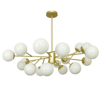 Luminaire suspendu moléculaire de luxe nordique, moderne et minimaliste, nouveau modèle 2026, éclairage Zhongshan pour salon, chambre principale, salle à manger