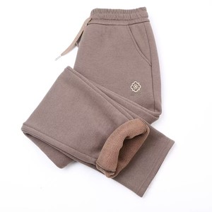 Modello QYK001 da 5,85 Dollari, <span class=keywords><strong>Pantaloni</strong></span> Invernali in <span class=keywords><strong>Pile</strong></span> per Donna Taglia XL-5XL, <span class=keywords><strong>Pantaloni</strong></span> da Jogging per Ragazze con Tasche - Product Image 4