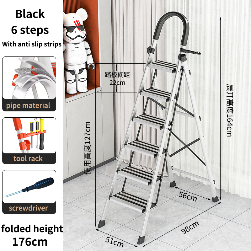 Black 6 steps