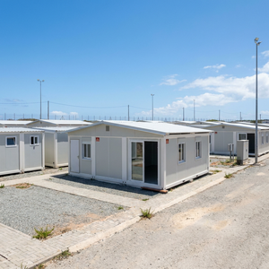 Maison conteneur démontable TOPPRE, préfabriquée, bureau temporaire en acier galvanisé, résistant aux intempéries, pour base de camp minier - Product Image 1