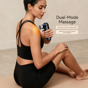 Pin OEM 4 tốc độ 1500mAh, 4 đầu <span class=keywords><strong>massage</strong></span>, máy mini cầm tay chuyên nghiệp, động cơ không chổi than, <span class=keywords><strong>massage</strong></span> toàn thân bằng rung - Product Image 3