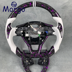 Accessoires intérieurs pour <span class=keywords><strong>Honda</strong></span>, volant en fibre de carbone forgée personnalisé pour <span class=keywords><strong>Honda</strong></span> Accord 2020 <span class=keywords><strong>2021</strong></span> 2022 2023 2024 - Product Image 3