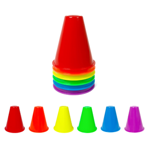 J-Rex PR-TC15 Offre Spéciale PE Agility Skating Marker Cones 7x7x8cm 2.5mm d'épaisseur pour l'entraînement au football et au patin à roulettes - Product Image 6