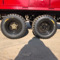 Véhicule agricole à benne ouverte à neuf roues de 400 cm³ à essence pour la livraison de marchandises motorisée