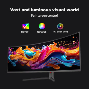 จอภาพแบบโค้งขนาด 49 นิ้ว ความละเอียด 5K หน้าจอเงา 120Hz พร้อมลำโพง จัดส่งรวดเร็ว ขายส่ง - Product Image 3