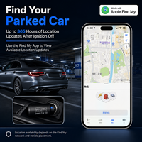 Traceur de véhicule en métal AP200 pour 12V OBD, application iOS, contrôle à distance, logiciel personnalisé, OEM