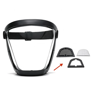 Protector Facial Completo Transparente de Plástico WEJUMP, Anti-gotas, Anti-vaho, Gafas de Seguridad Completas, Protección Contra el Polvo, Protector Facial de PC Resistente al Viento - Product Image 1