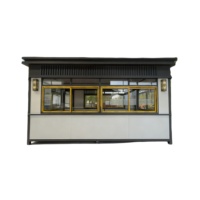 Kios Keamanan Struktur Baja Panel Sandwich Prefabrikasi Modular Desain Kontemporer Ramah Lingkungan Tahan Air Tahan Api Rumah Sakit