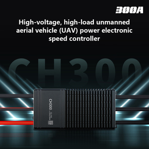 Controlador electrónico de velocidad CH300 12-24S 300A sin escobillas (ESC) con BEC de 5V/200mA IPX4 para drones agrícolas y aeronaves industriales RC - Product Image 4
