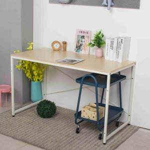 โต๊ะทำงานที่ทันสมัยปรับแต่งได้ปรับแต่งได้โต๊ะคอมพิวเตอร์อุตสาหกรรมงานไม้โลหะขนาดใหญ่สำหรับบ้านสำนักงานห้องนอนห้องนั่งเล่น - Product Image 2