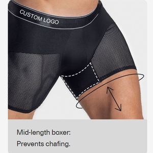 PATON Boxer en maille de haute technologie ComfortTech sur mesure avec pochette ergonomique Sous-vêtements mi-hauts pour hommes - Product Image 4