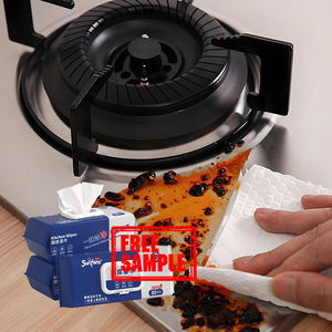 Toallitas Húmedas Extra Grandes con Aroma a Limón para Cocina Urbana, Toallitas Húmedas de Limpieza para Cocina, Eliminador de Grasa - Product Image 2