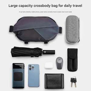 Bolsa Delantera Impermeable Negra de 337g, Ligera, para Bicicleta de <span class=keywords><strong>Carretera</strong></span>, Bicicleta de Montaña, Motocicleta, <span class=keywords><strong>Alforjas</strong></span> - Product Image 6