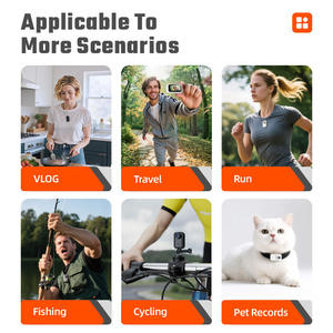 Portable Thumb Sport <b>Camera</b> WiFi APP Control 1.47 Inch IPS Display Compact Pocket Body <b>Camera</b> for Cycling Driving Camping - Product Image 5