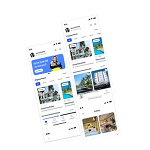Application de réservation d'hôtel avec recherche de chambre, réservation instantanée, paiements sécurisés, disponibilité en temps réel et gestion des réservations. - Product Image 1