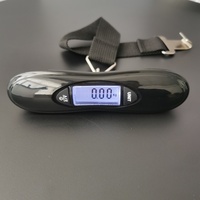 Balance numérique LCD de 50kg valise électronique portable sac de voyage à poignée suspendue fonction de tare balance à bagages