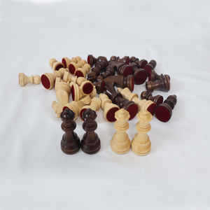 Juego de Ajedrez de lujo duradero de alta calidad, piezas <span class=keywords><strong>Staunton</strong></span> de madera de triple peso de 3,75 pulgadas, figuras altas King para juegos - Product Image 6
