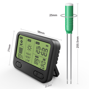 식물 4in1 수분 측정기 200ft RF 무선 테스터 수분 토양 양분 지구 저항성 방수 4-in-1 토양 테스터 - Product Image 2