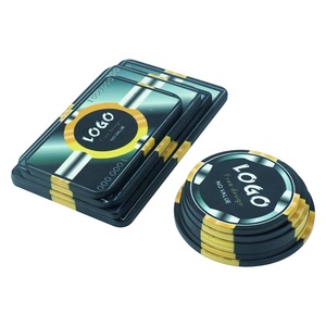 Fichas de póquer de cerámica con diseño de logotipo personalizado Juego de fichas de <span class=keywords><strong>Caino</strong></span> PERSONAL 39mm 40mm 43mm 50mm 48,5mm 52mm 55 67 79mm para juegos de azar - Product Image 6