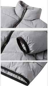 Manteau 3 en 1 avec tissu polyester imperméable coupe-vent à la mode bouffantes pour hommes et femmes, 2025 - Product Image 3