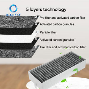 Filtros de campana de <span class=keywords><strong>cocina</strong></span> de carbón activado para <span class=keywords><strong>Bosch</strong></span> 17004811 <span class=keywords><strong>Bosch</strong></span> HEZ9VRUD0 Siemens 17004796 Siemens HZ9VRCR0 Neff 17004806 - Product Image 2