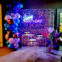 Enseigne au néon LED personnalisée Happy Birthday Design gratuit Enseigne au néon Livraison directe pour fête d'anniversaire, décoration de mariage à la maison Enseigne au néon