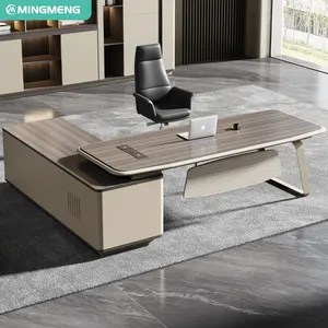 New Arrival Luxurious Executive L Shape Office Manager Desk Furniture Modern CEO Office Desk Boss Office Desks