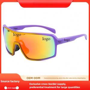 แนวโน้มแว่นตาขี่จักรยานกีฬากลางแจ้ง UV400กันลม<span class=keywords><strong>2025</strong></span>ใหม่แว่นกันแดดสำหรับทุกเพศจักรยานป้องกันรังสีอัลตราไวโอเลตกำหนดโลโก้ได้เอง - Product Image 2